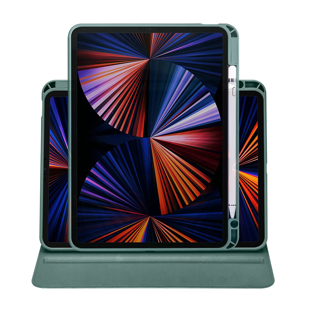 iPad Air 11 2024  Zore Termik Kalem Bölmeli Dönebilen Standlı