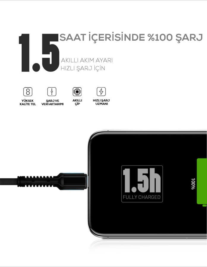 Zore LS63 Micro Usb Kablo