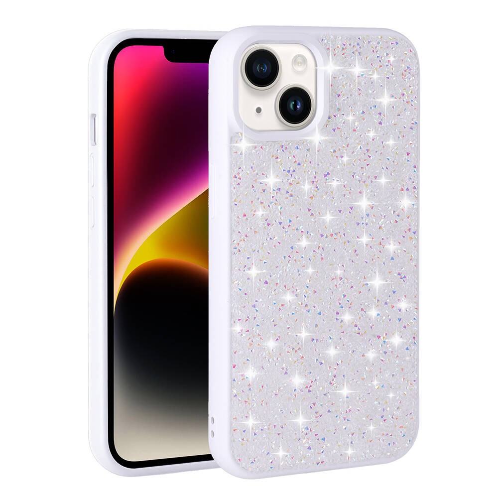 iPhone 14 Parlak Taşlı Tasarım Zore Pırlanta