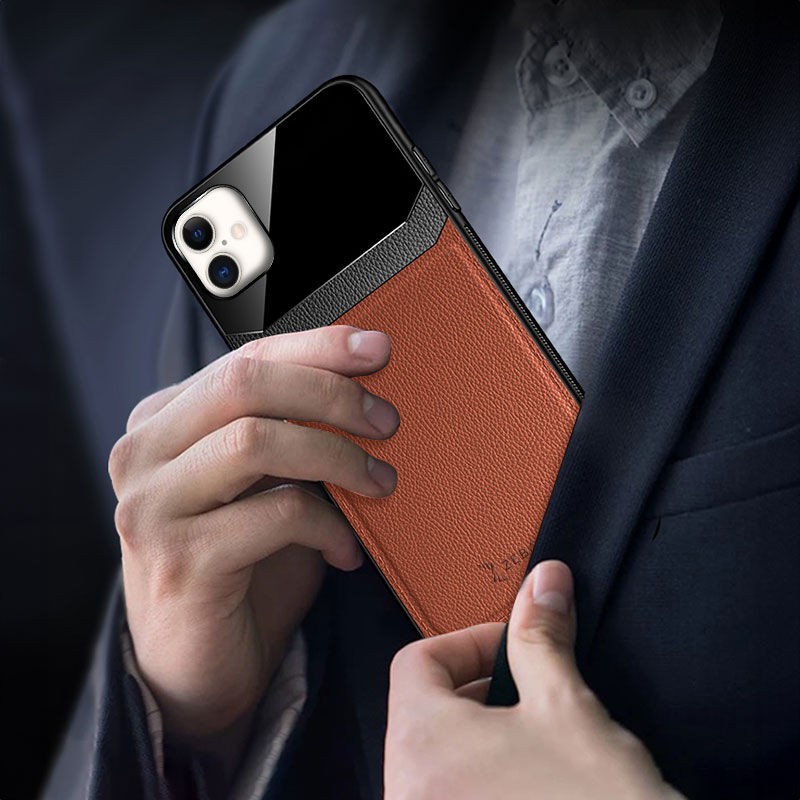 Apple iPhone 16 Uyumlu Zebana Lens Pu Deri Kılıf