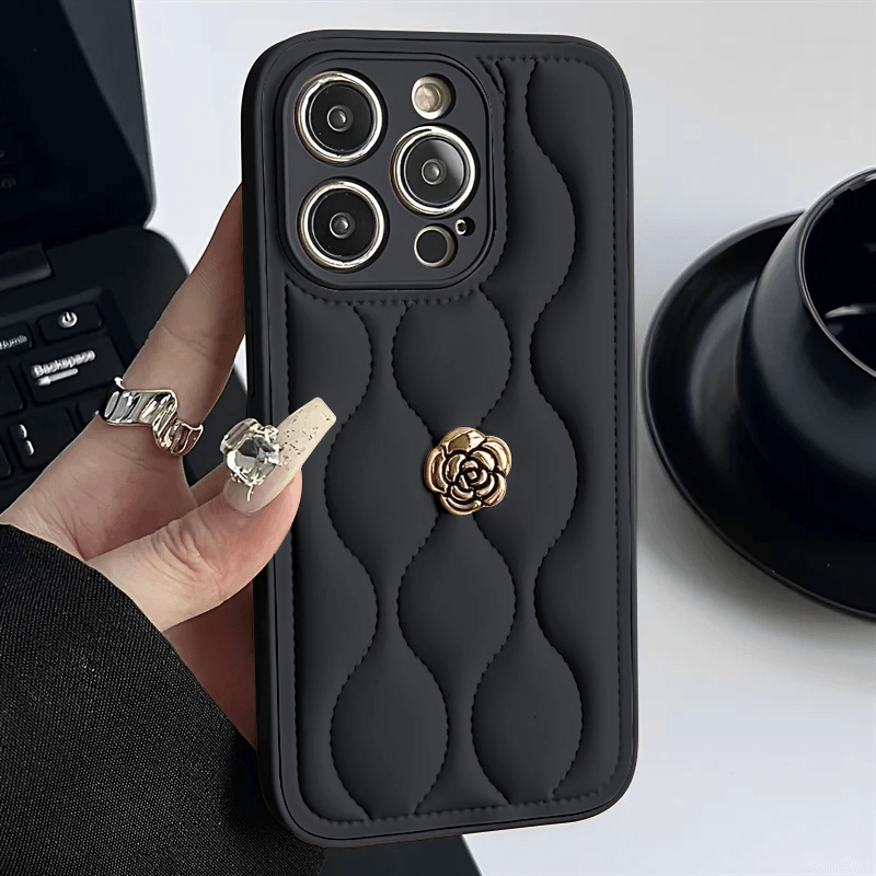 Apple iPhone 13 Pro Max Uyumlu Zebana Camellia Kılıf