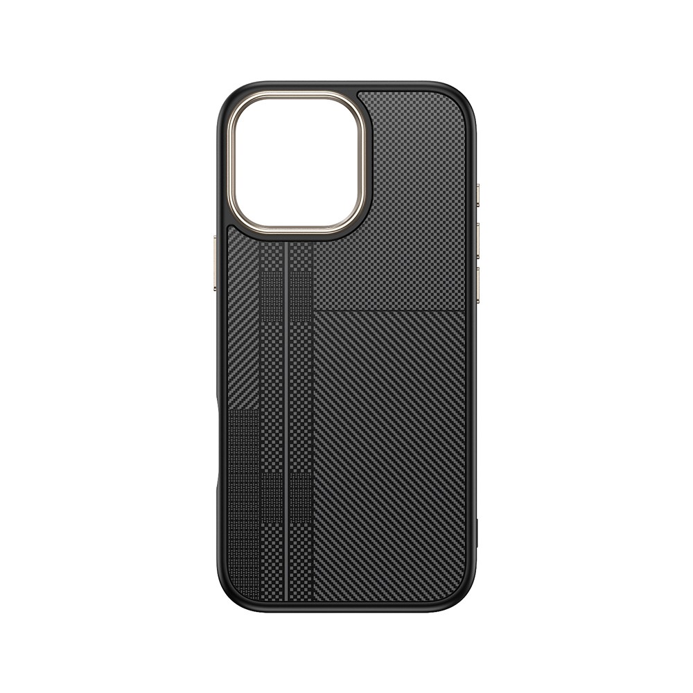 Apple iPhone 16 Pro Max Kılıf M-safe Şarj Özellikli Karbon Fiber Görünümlü Zore Antina Kapak