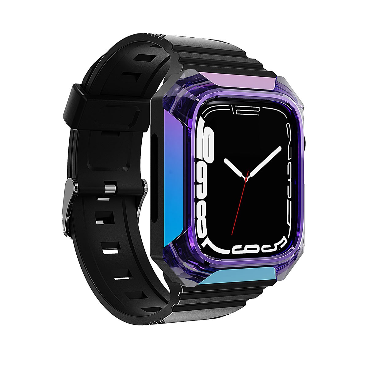 Watch 42mm Zore KRD-88 Sert PC Kasa Koruyuculu Silikon Kordon