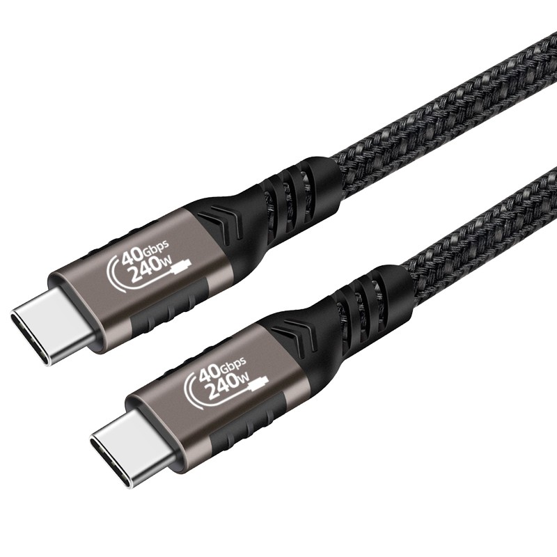 Zore QG01 Type-C to Type-C USB4 PD Data Cable 240W 40Gbps 8K@60Hz 0.5 Meter