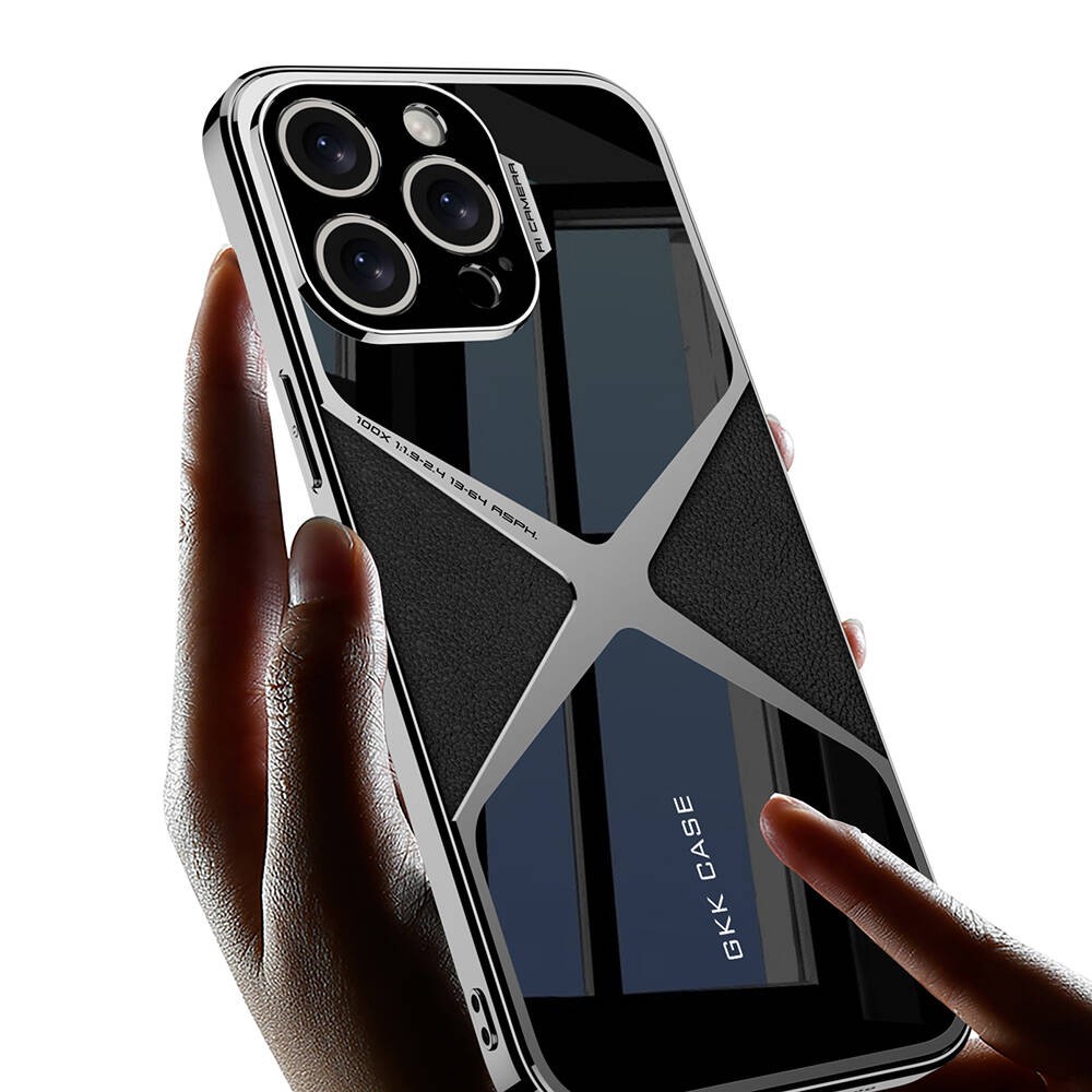 iPhone 14 Pro Ultra İnce Kamera Korumalı PC + Deri Arka Yüzey Zore X-Pro