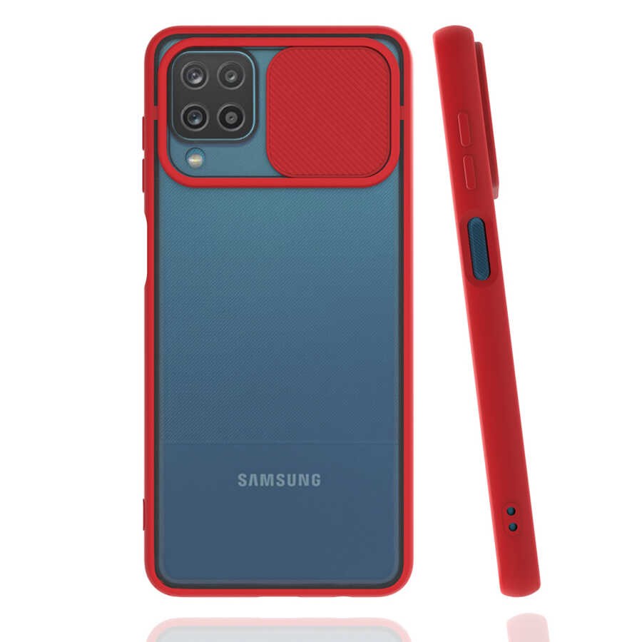Galaxy A12 Kılıf Zore Lensi Kılıf
