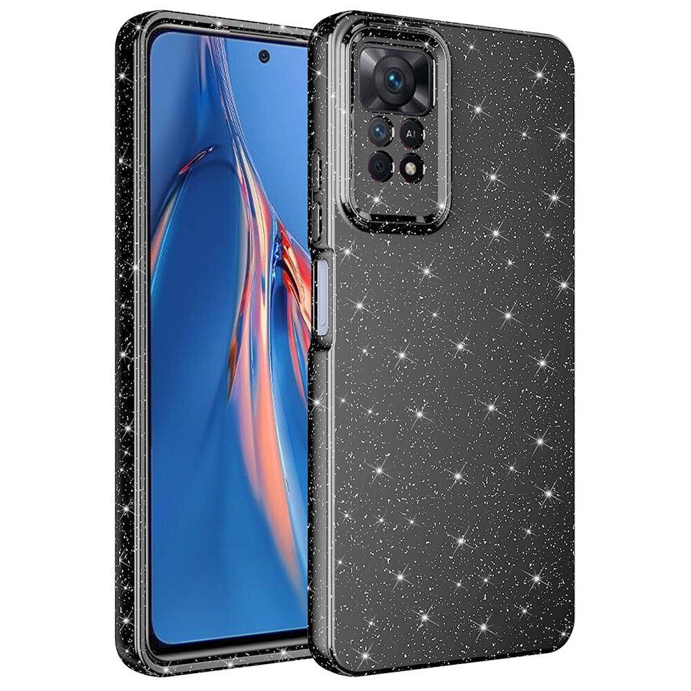 Xiaomi Redmi Note 12 Pro 4G Kamera Korumalı Simli Lüks Zore Koton Kılıf