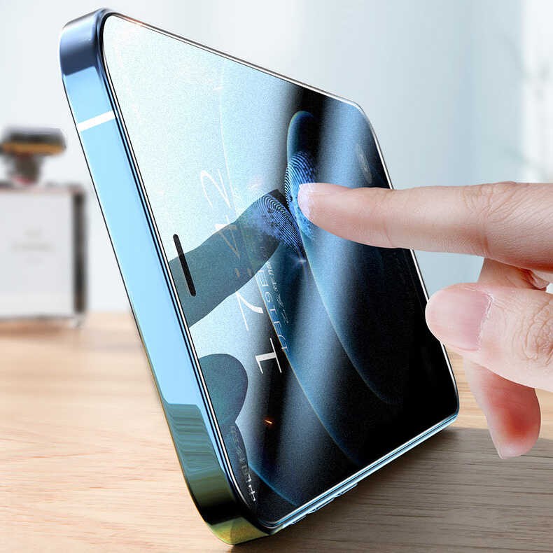iPhone 14 Plus Zore Fit Hard Mat Privacy Cam Ekran Koruyucu