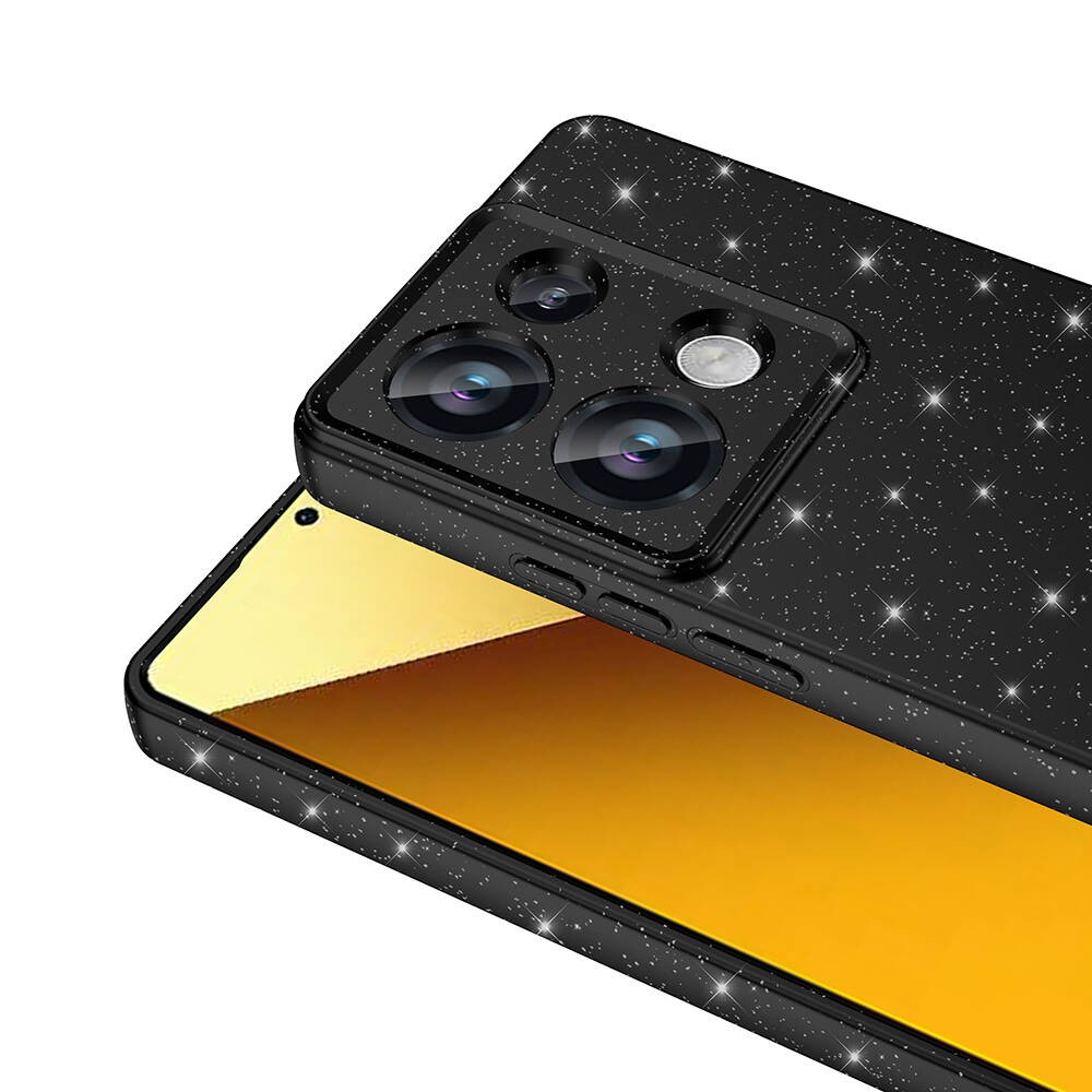 Xiaomi Redmi Note 13 Pro 4G Kamera Korumalı Simli Lüks Zore Koton Kılıf