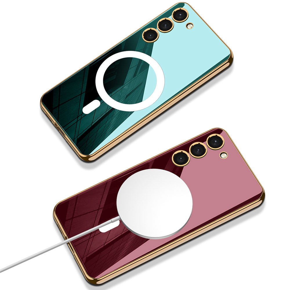 Galaxy S23 Plus Wireless Şarj Özellikli Kenarları Elektroplating Kaplama Aynalı Zore Kent