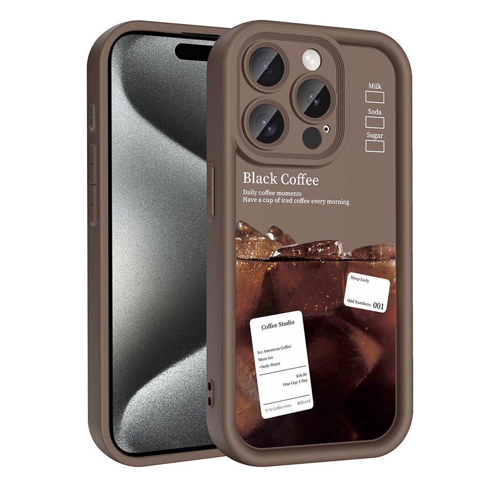 iPhone 15 Pro Max Kamera Korumalı Baskılı Arka Yüzey Zore Klas Kılıf