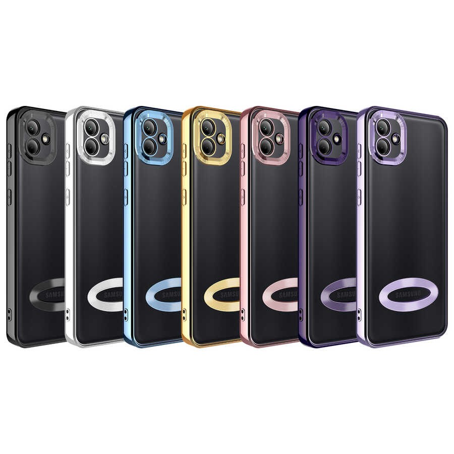 Galaxy A03 Kamera Korumalı Logo Gösteren Zore Omega Kılıf