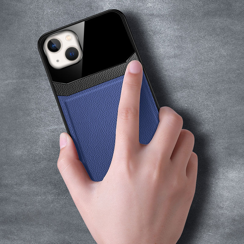 Apple iPhone 13 Uyumlu Zebana Lens Pu Deri Kılıf