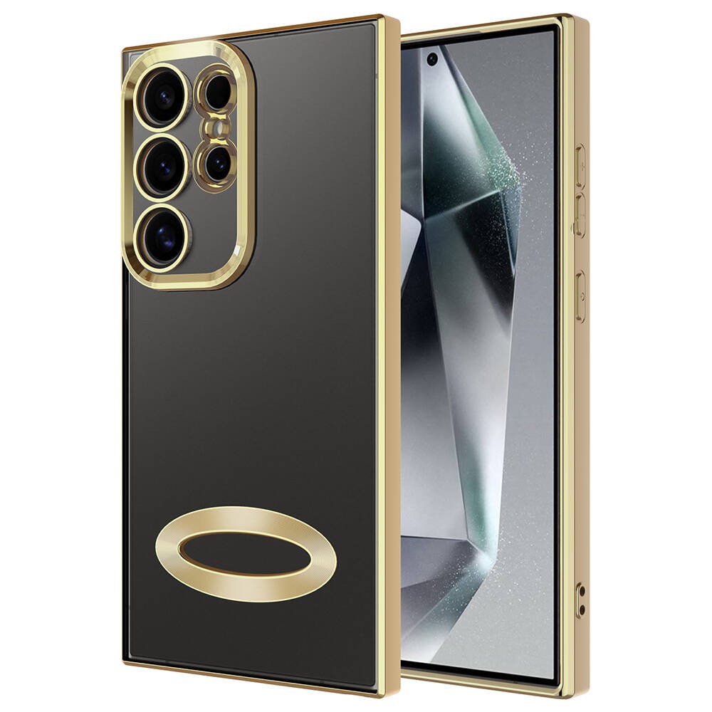 Galaxy S24 Ultra Kamera Korumalı Logo Gösteren Zore Omega Kılıf