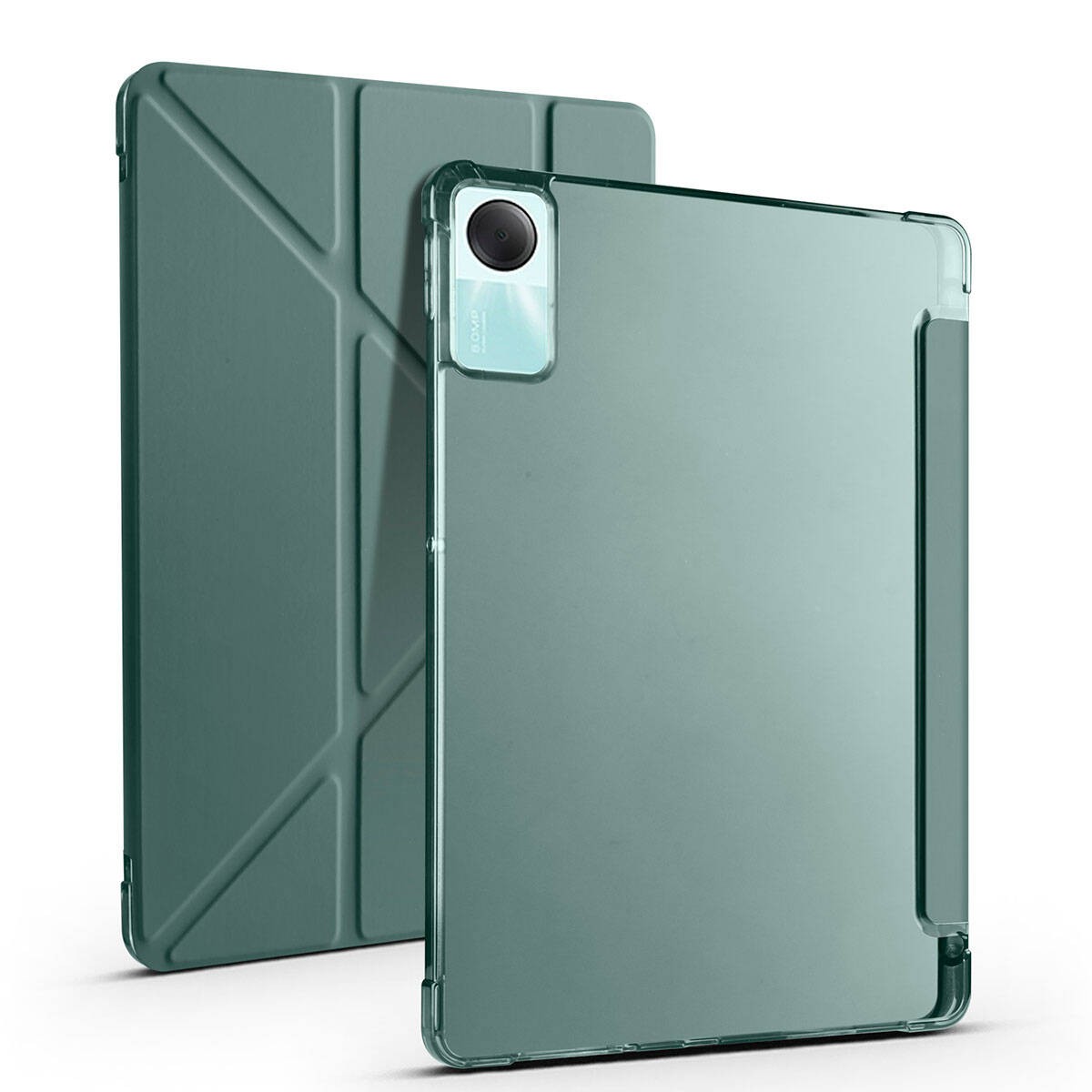 Xiaomi Redmi Pad SE  Zore Tri Folding Kalem Bölmeli Standlı