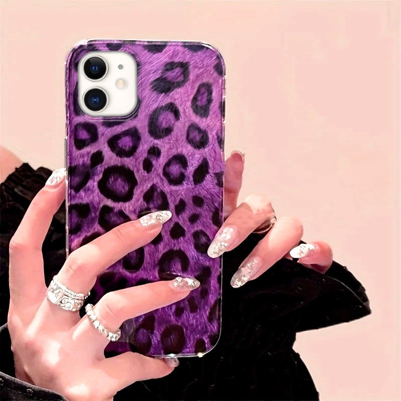iPhone 11 Uyumlu Leopar Desenli Zebana Luxe Silikon Kılıf