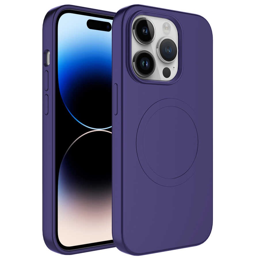 iPhone 11 Pro Max Magsafe Wireless Şarj Özellikli Pastel Renk Silikon Zore Plas