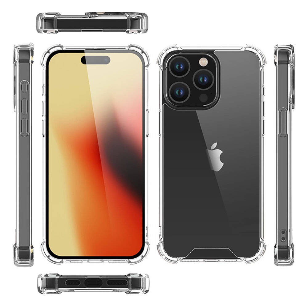 iPhone 15 Pro Zore Nitro Anti Shock Silikon Kapak