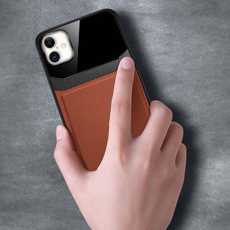 Apple iPhone 16 Uyumlu Zebana Lens Pu Deri Kılıf