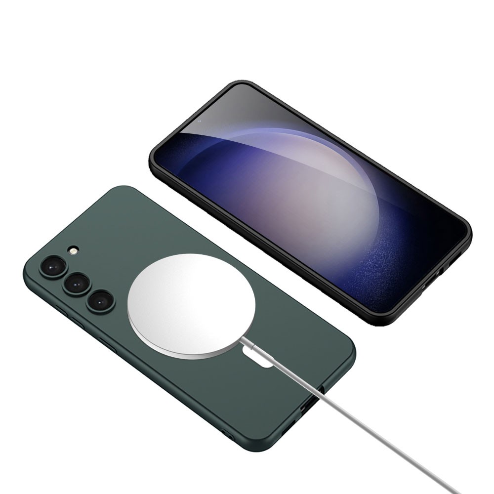 Galaxy S23 Plus Wireless Şarj Özellikli Zore Kıpta Magsafe Silikon