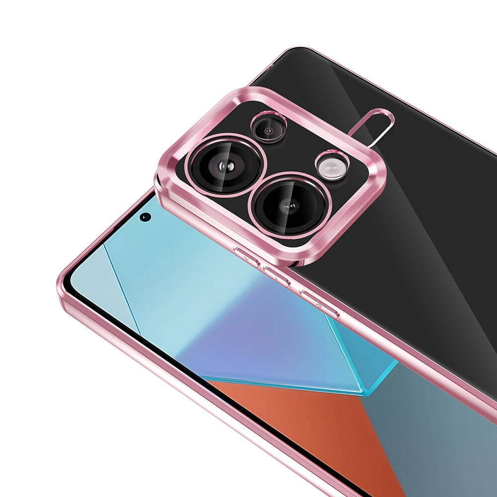 Xiaomi Redmi Note 13 Pro 4G Kamera Korumalı Logo Gösteren Zore Omega Kılıf