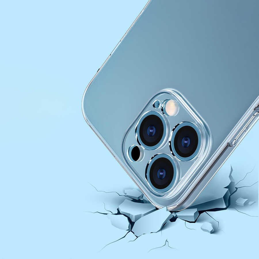 iPhone 14 Pro Uyumlu Max Şeffaf Sert PC Zore Vayt Kılıf
