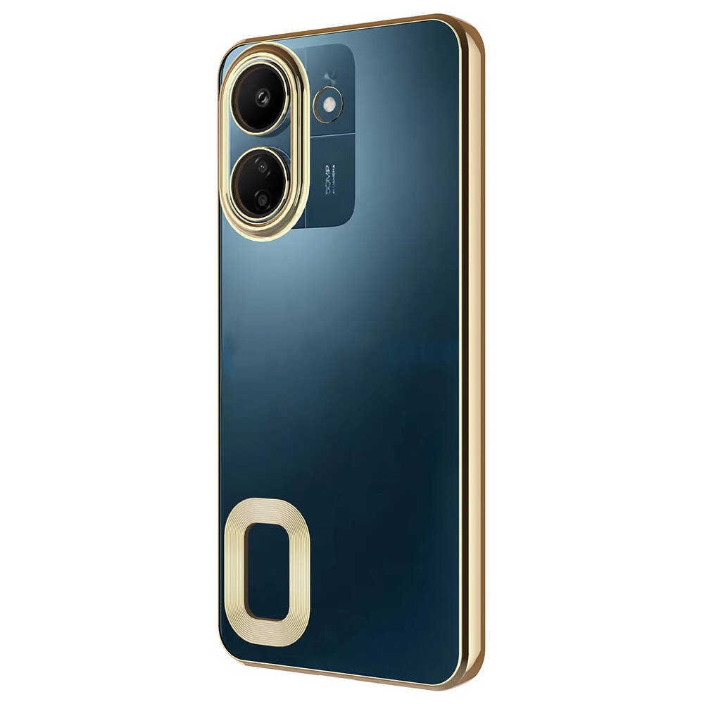 Xiaomi Poco C65 Kamera Korumalı Logo Gösteren Zore Omega Kılıf