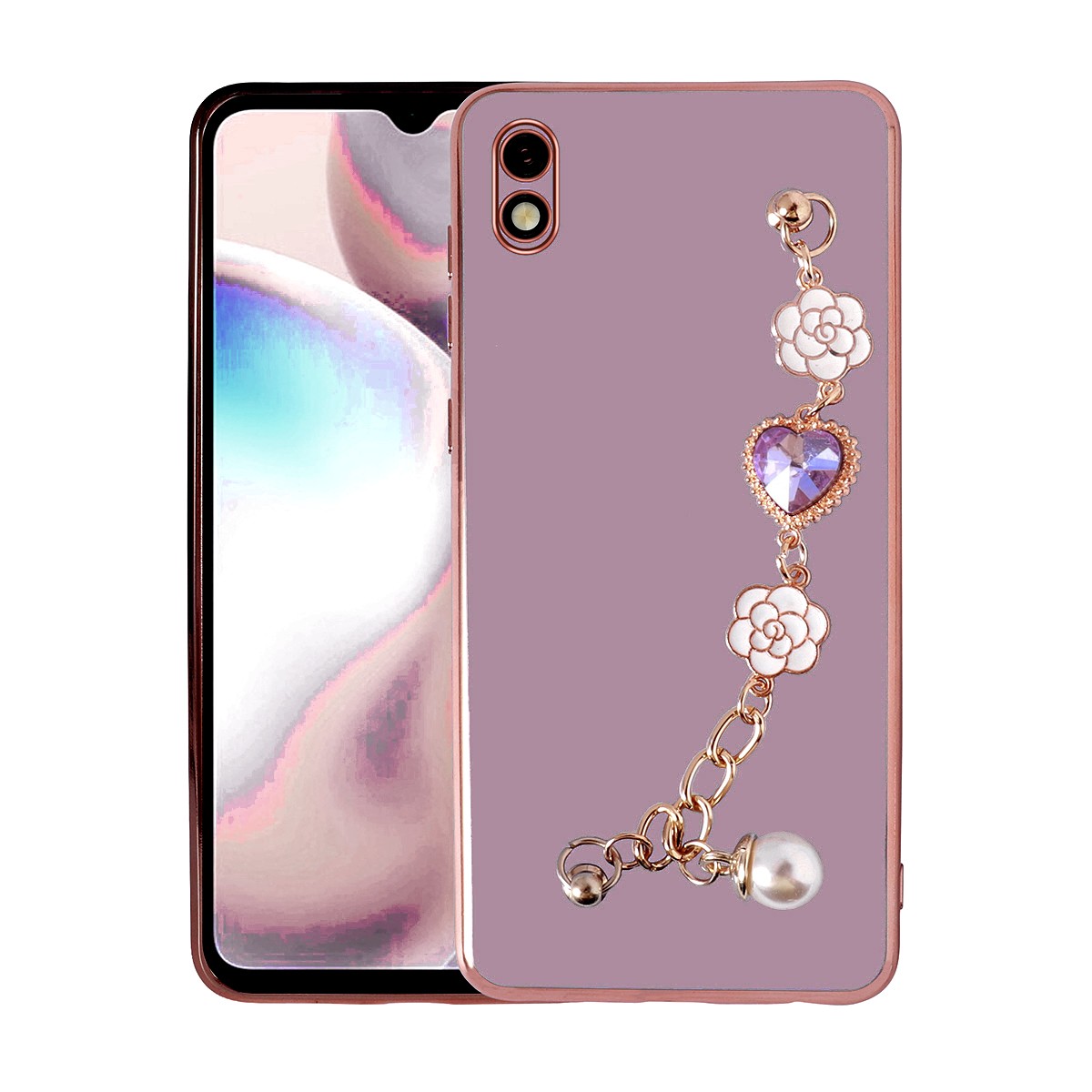 Xiaomi Redmi 9A El Tutamaçlı Kamera Korumalı Zore Taka Silikon Kılıf