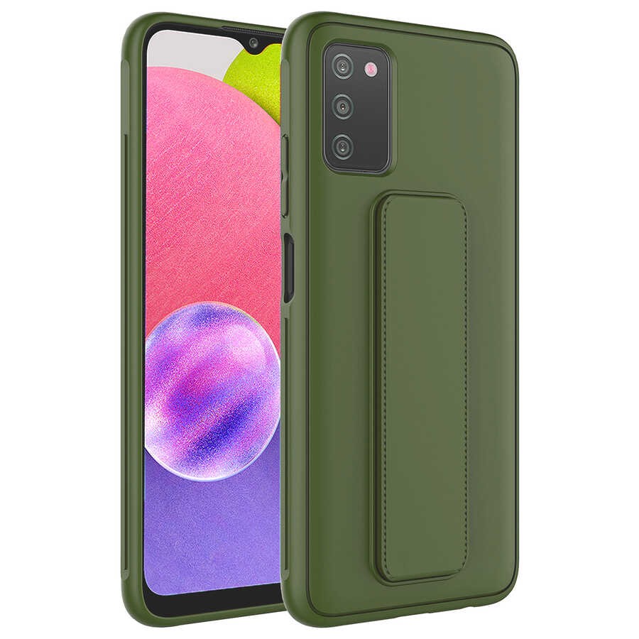 Galaxy A03S Zore Qstand Standlı Kılıf