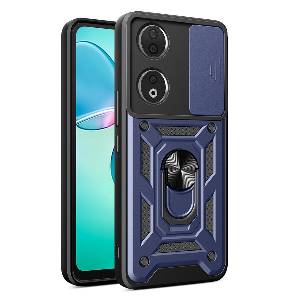 Honor 90 Kılıf Magnetik Standlı Kamera Korumalı Zore Sürgülü Vega Kılıf