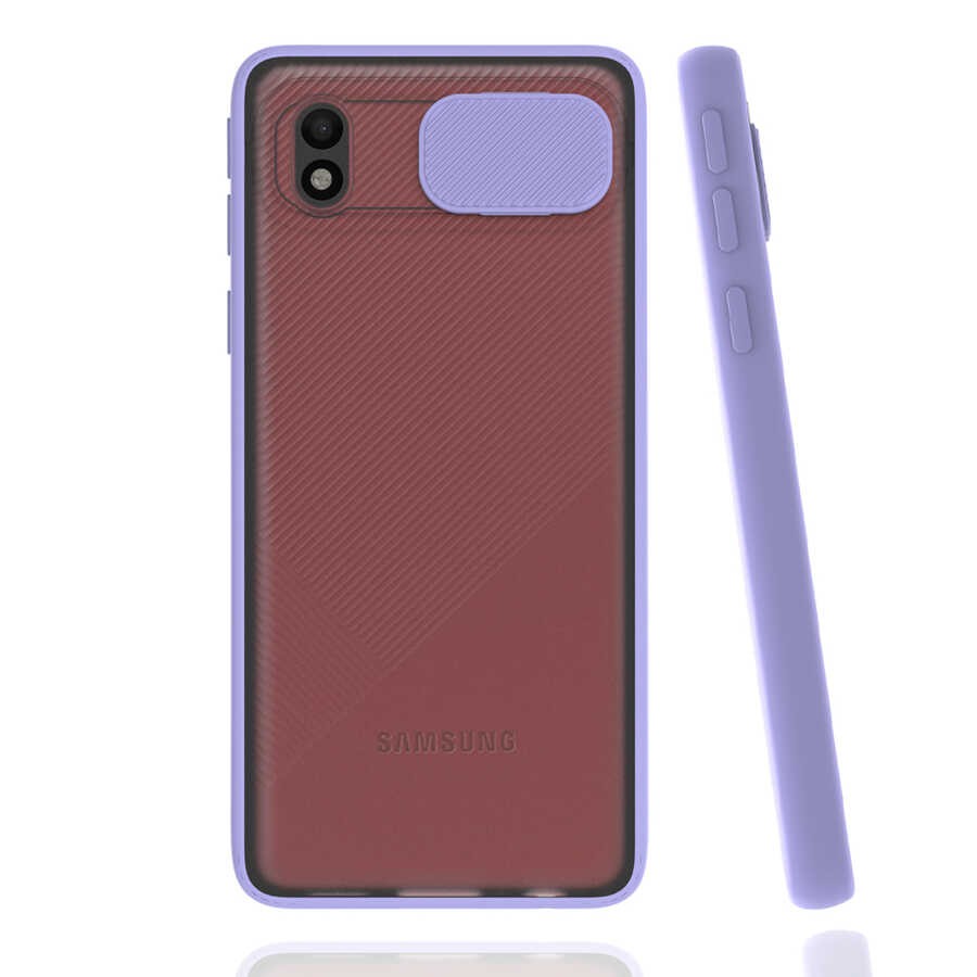 Galaxy A01 Core Kılıf Zore Lensi Kılıf