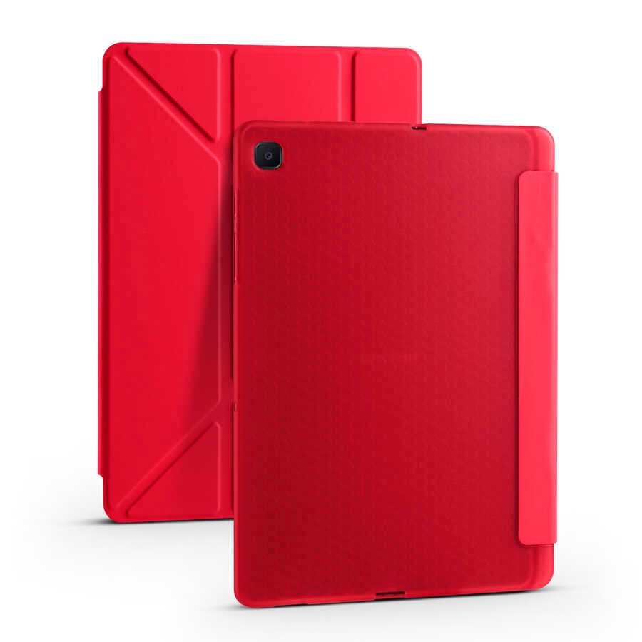Galaxy Tab A8 10.5 SM-X200 (2021) Kılıf Zore Tri Folding Kalem Bölmeli Standlı Kılıf
