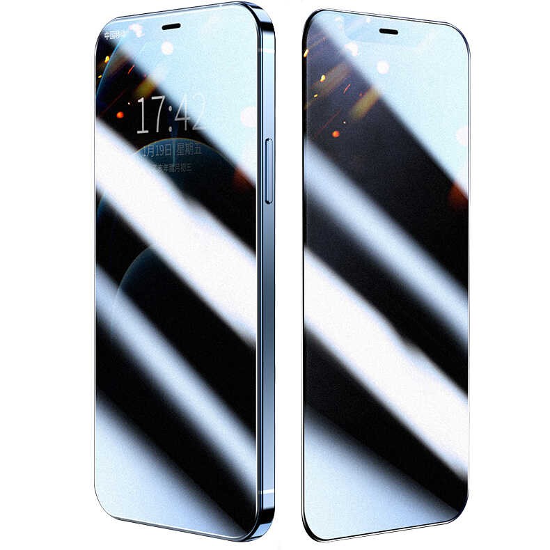 iPhone 14 Plus Zore Fit Hard Mat Privacy Cam Ekran Koruyucu