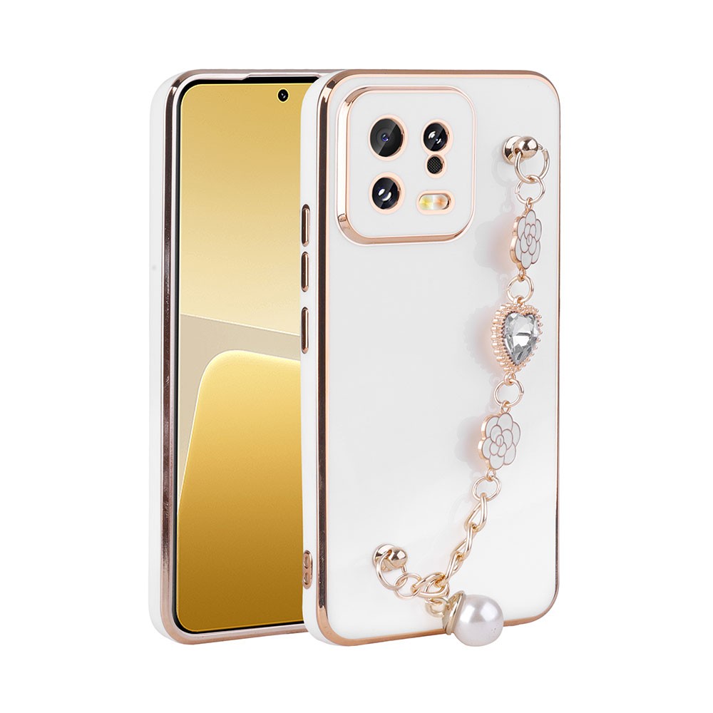 Xiaomi Mi 13 El Tutamaçlı Kamera Korumalı Zore Taka Silikon Kılıf