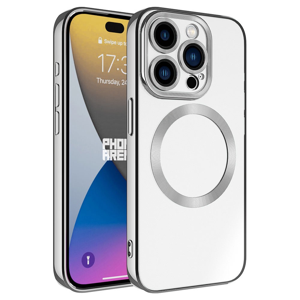 iPhone 15 Pro Max Magsafe Wireless Şarj Özellikli Zore Setro Silikon