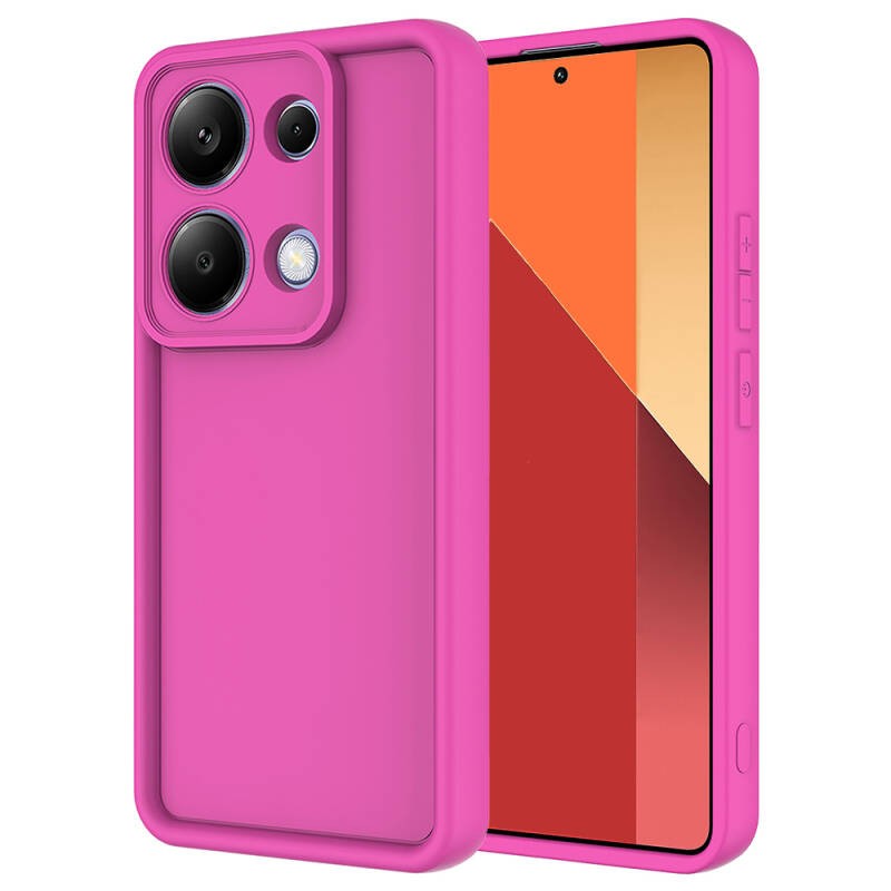 Xiaomi Redmi Note 13 Pro 4G Uyumlu RNS Kılıf Kamera Korumalı Zore Ananas Kapak