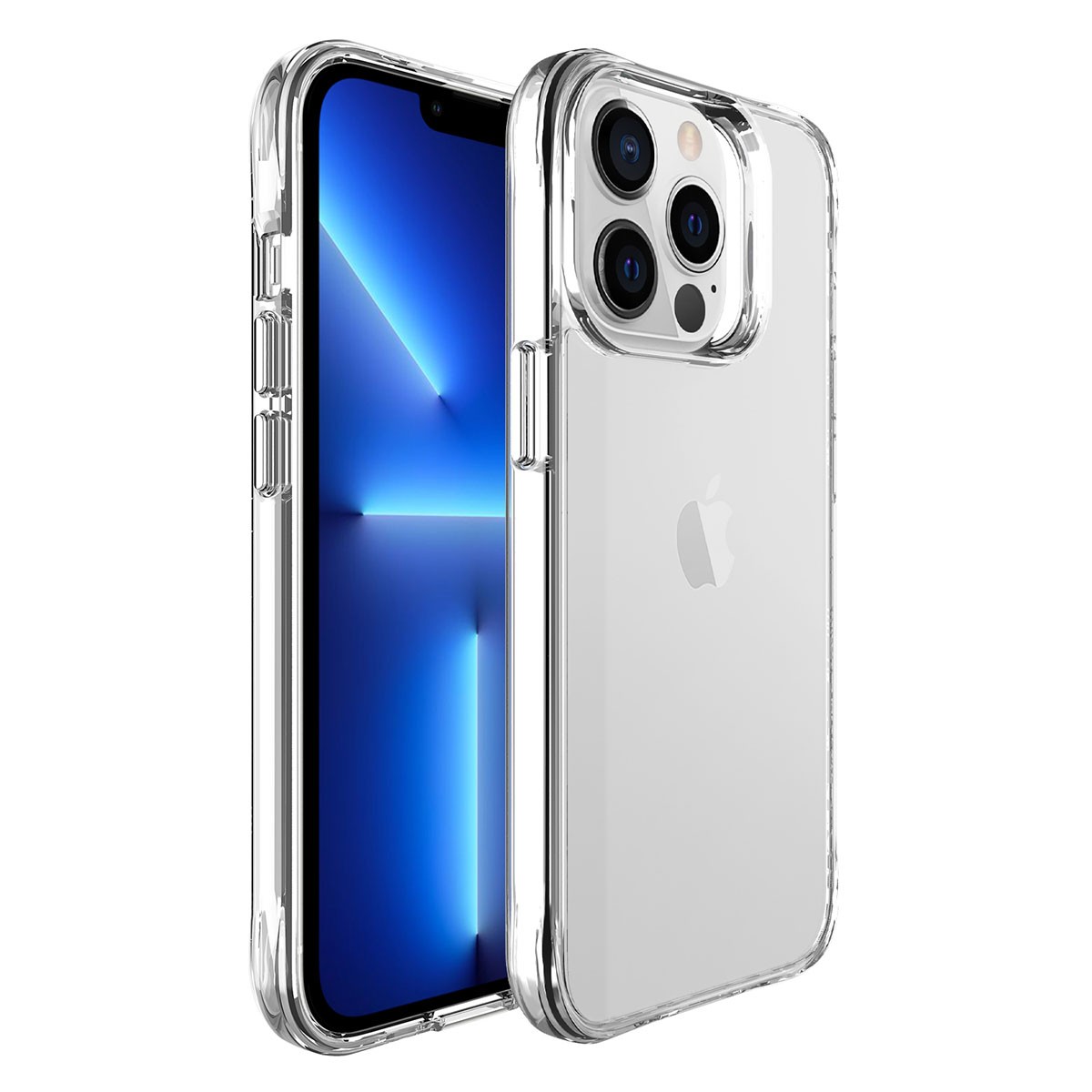 Zore Transparent Ultra Thin Airbag Designed Okka Case Compatible with iPhone 13 Pro Max