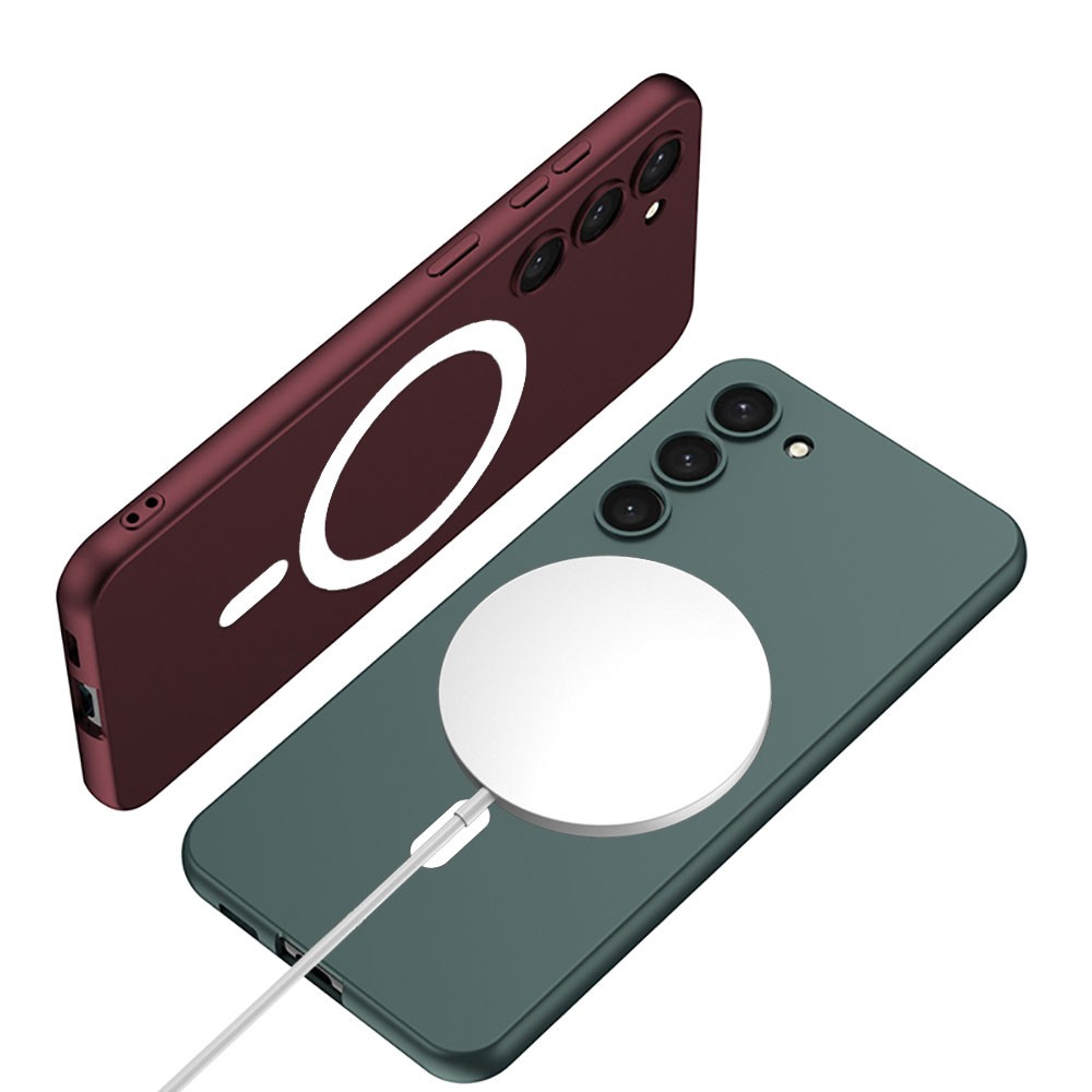 Galaxy S23 Plus Wireless Şarj Özellikli Zore Kıpta Magsafe Silikon