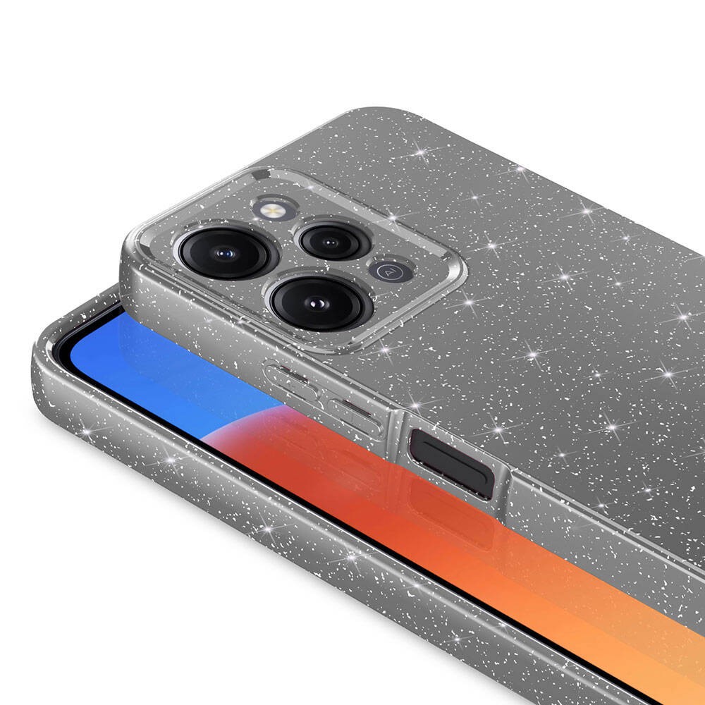 Xiaomi Redmi 12 Kamera Korumalı Simli Lüks Zore Koton Kılıf