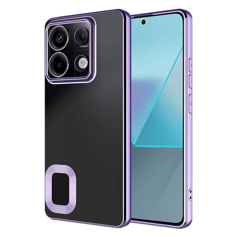 Xiaomi Redmi Note 13 4G Kamera Korumalı Logo Gösteren Zore Omega Kılıf