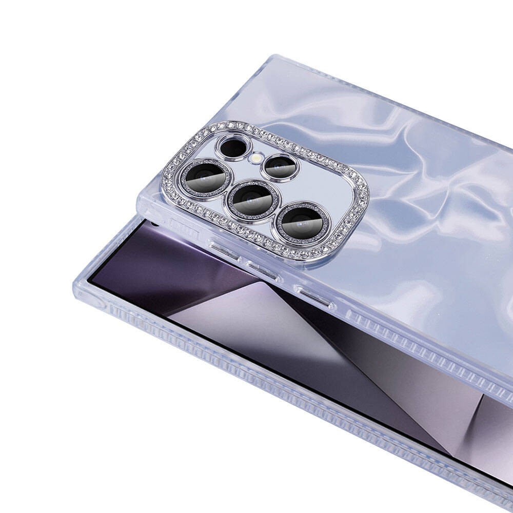 Galaxy S23 Ultra Airbagli Parlak Taş Detay Tasarımlı Zore Esila