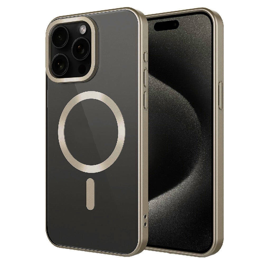 iPhone 15 Pro Max Mat Tasarımlı Magsafe Wireless Şarj Özellikli Zore Mat Setro