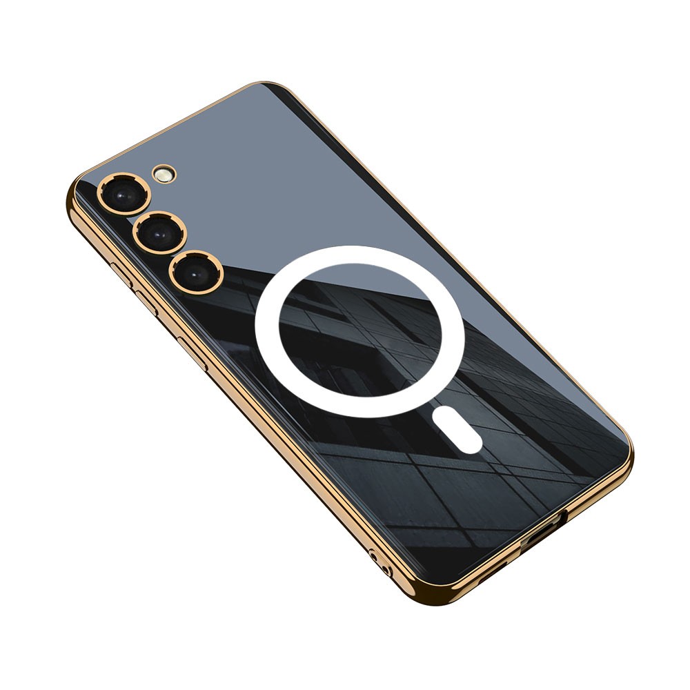 Galaxy S23 Plus Wireless Şarj Özellikli Kenarları Elektroplating Kaplama Aynalı Zore Kent