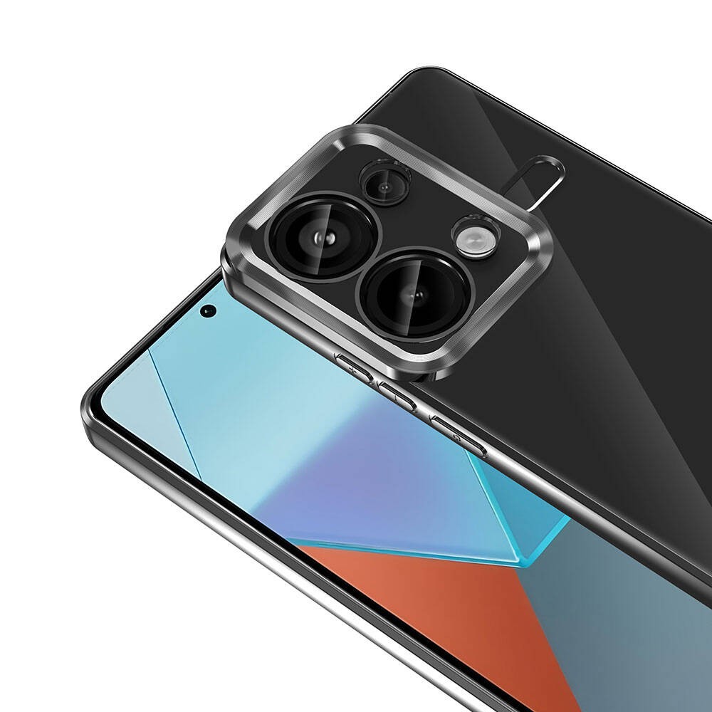 Xiaomi Redmi Note 13 Pro 4G Kamera Korumalı Logo Gösteren Zore Omega Kılıf