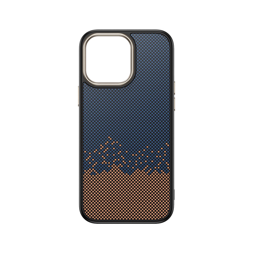 Apple iPhone 14 Pro Kılıf M-safe Şarj Özellikli Karbon Fiber Görünümlü Zore Antina Kapak