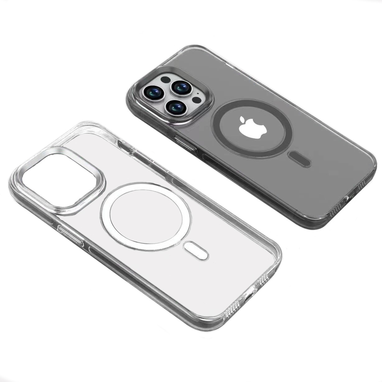 iPhone 14 Pro Case Transparent Legendary Case with Zore Wireless Charging Feature