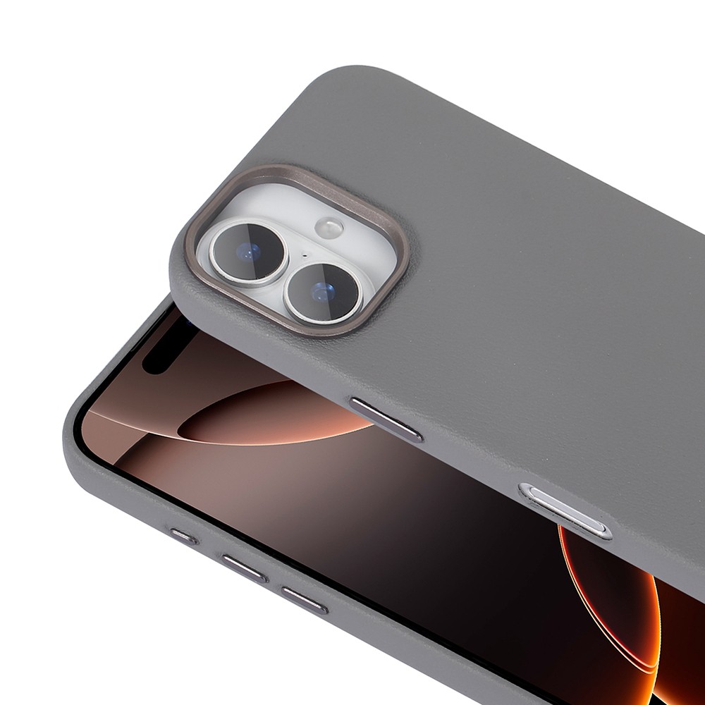 iPhone 16 Plus Magsafe Şarj Özellikli PU Deri Zore Adora