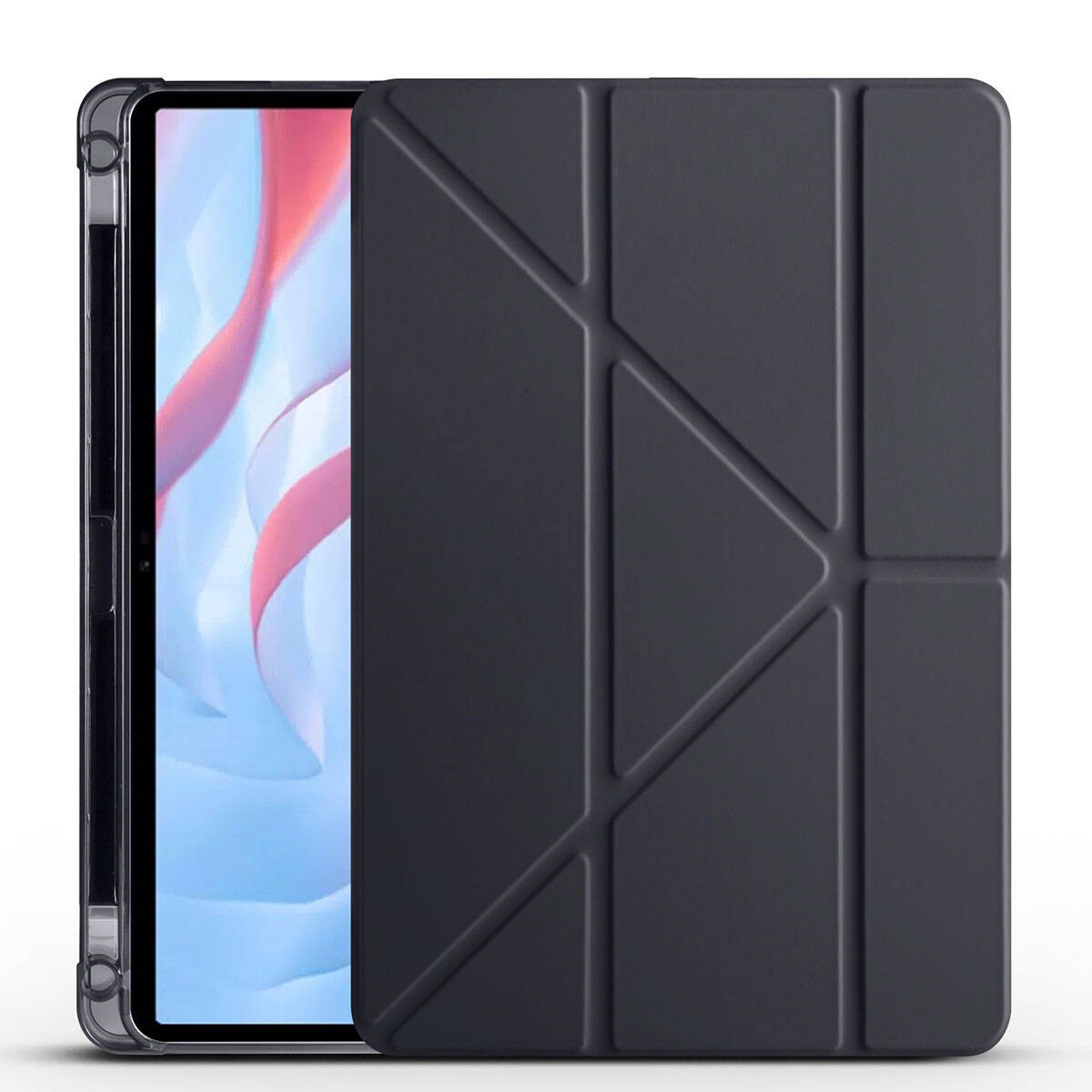 Huawei Honor Pad X8 Pro 11.5'  Zore Tri Folding Kalem Bölmeli Standlı