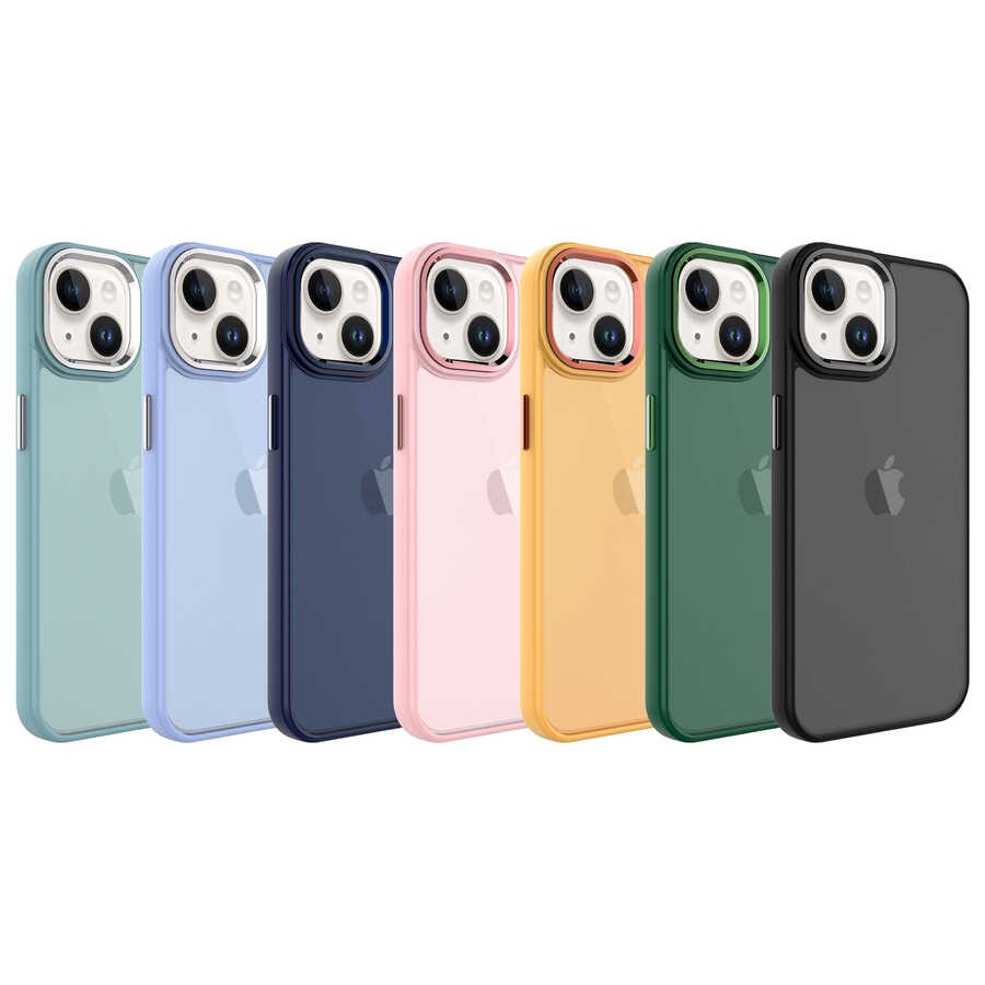 iPhone 14 Plus Compatible Frosted Hard PC Rona Case