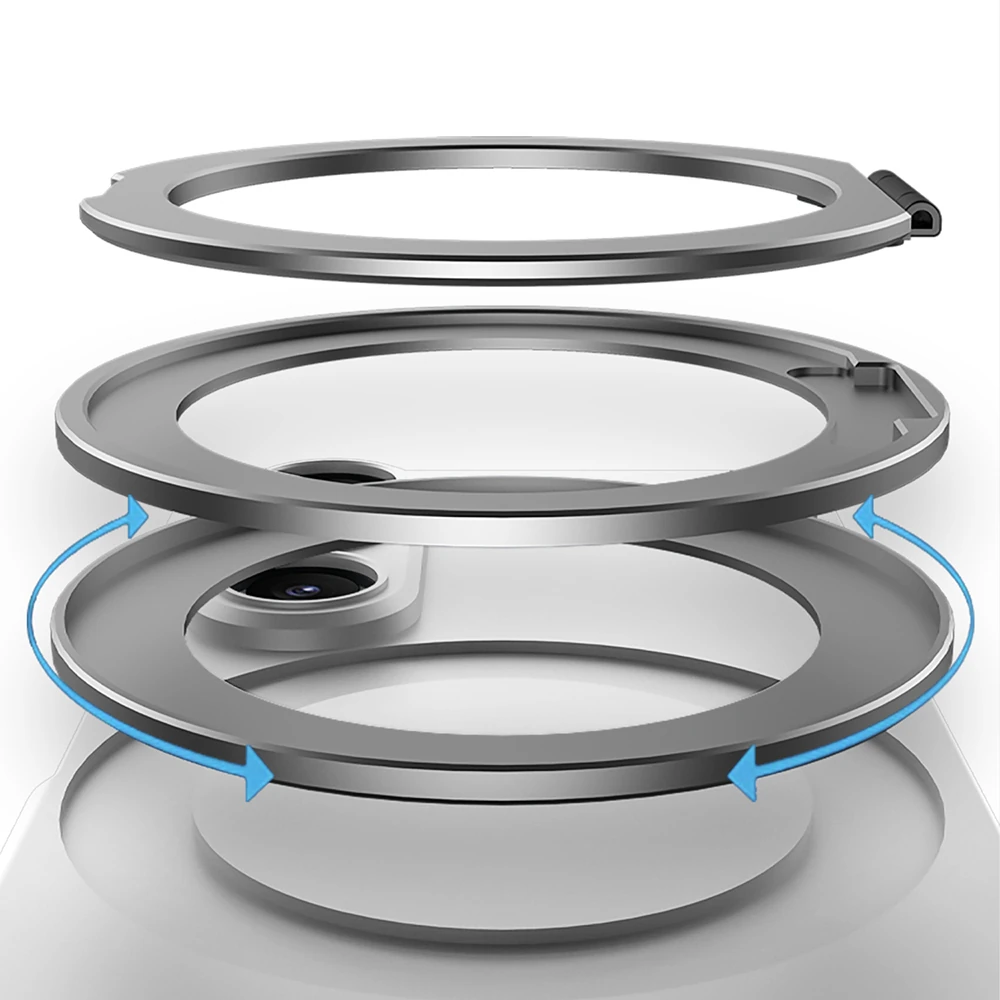 Galaxy Z Fold 7 Kılıf M-safe Şarj Özellikli Zore Kıpta Yüzüklü Kamera Korumalı Kapak